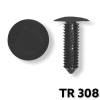TR308 -25 or 100pcs  / Bumper Fascia Retainer (3/4" Head) 